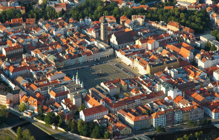 České Budějovice, centrum města